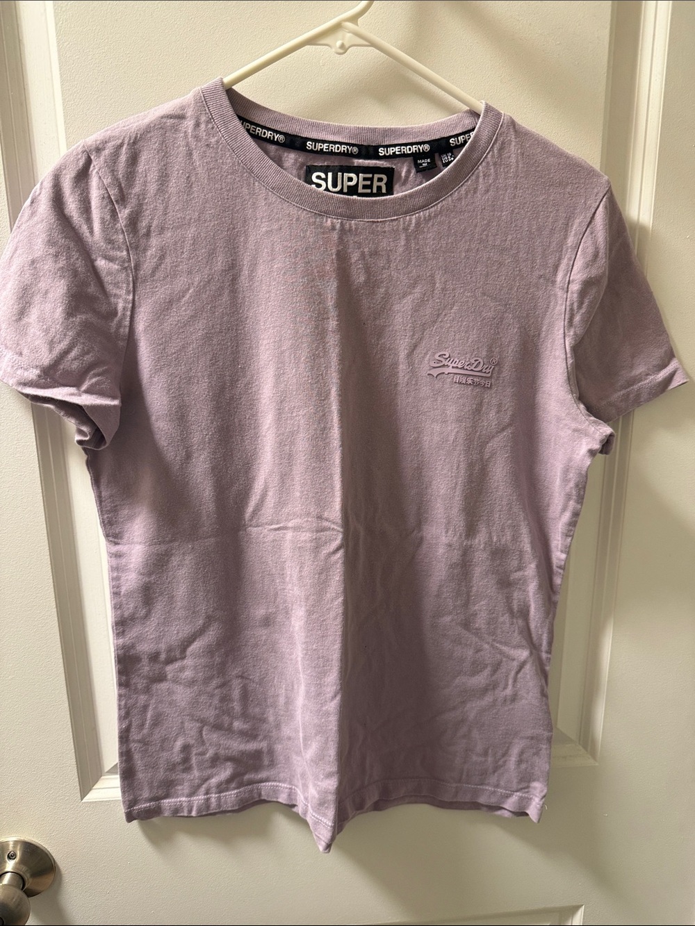 Superdry Lavender Short-Sleeve Logo Tee